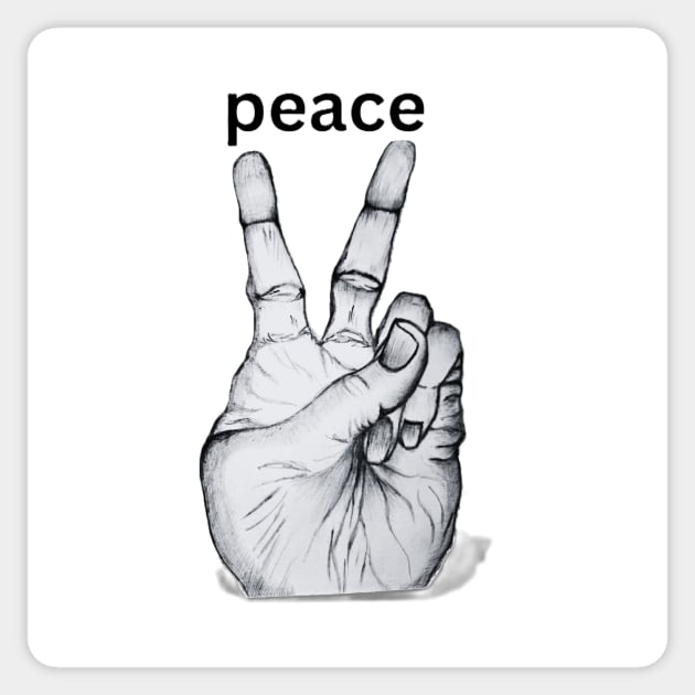 I Wish You Peace Sticker by Drago